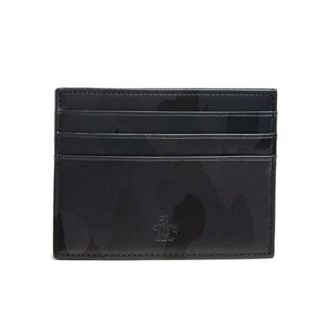 original penguin rfid leather card case|original penguin wallets for men.